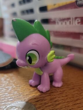 MLP Purple Green Small Pet Dragon Toy - Kids Collectible